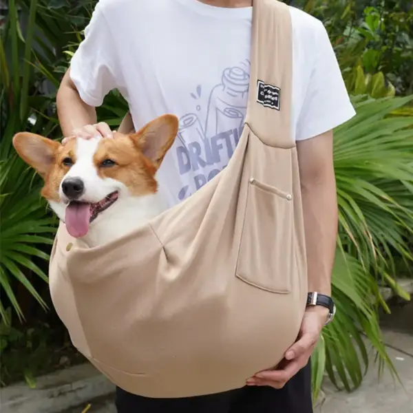 Puppy Sling Carrier – Lightweight & Adjustable Dog Shoulder Bag