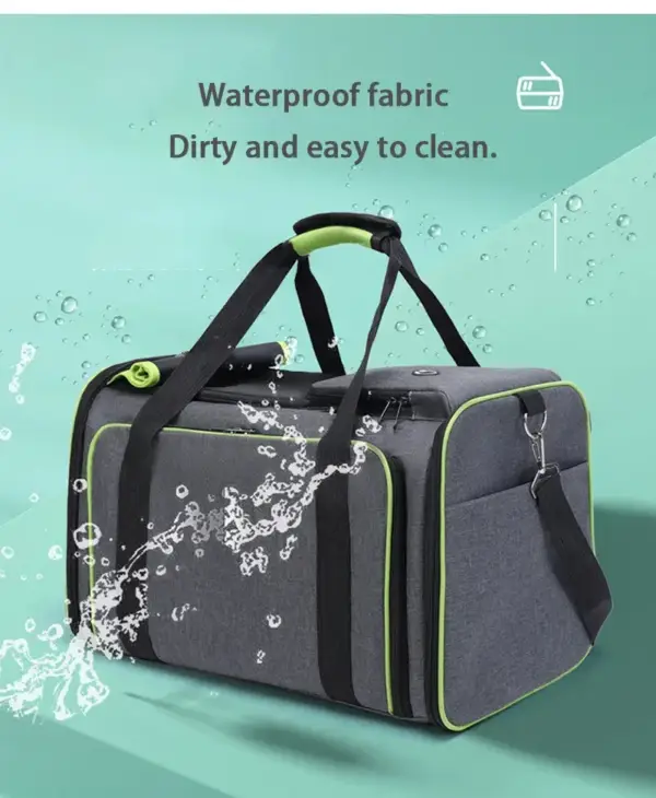 Large Capacity Dog Carrier – Airline Approved & Foldable - Image 5