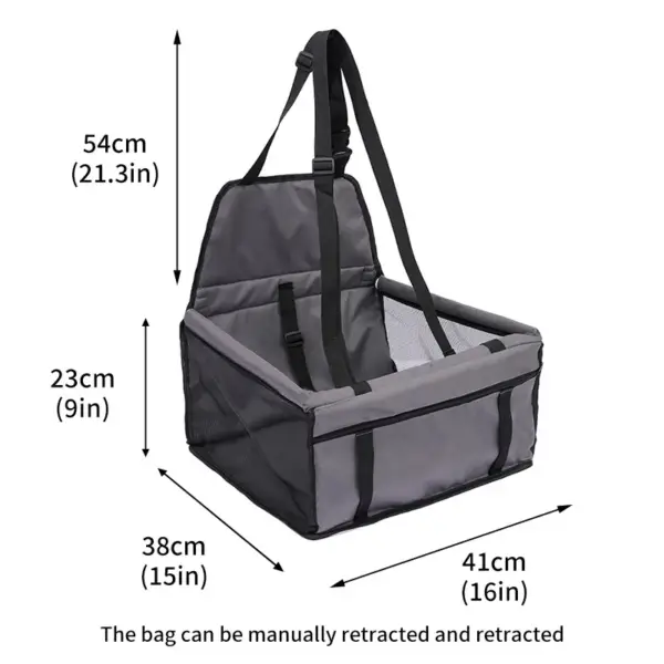 Dog Carrier for Car | Removable Pet Bed & Safety Seat - Image 2