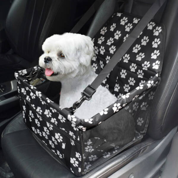 Dog Car Seat Carrier | Safe Folding Pet Basket Handbag - Image 7