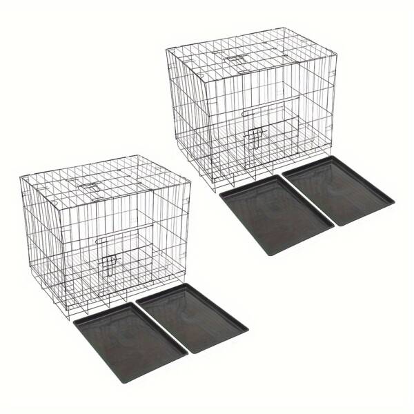 Small Dog Cage | Metal Pet Cage with Detachable Toilet - Image 4