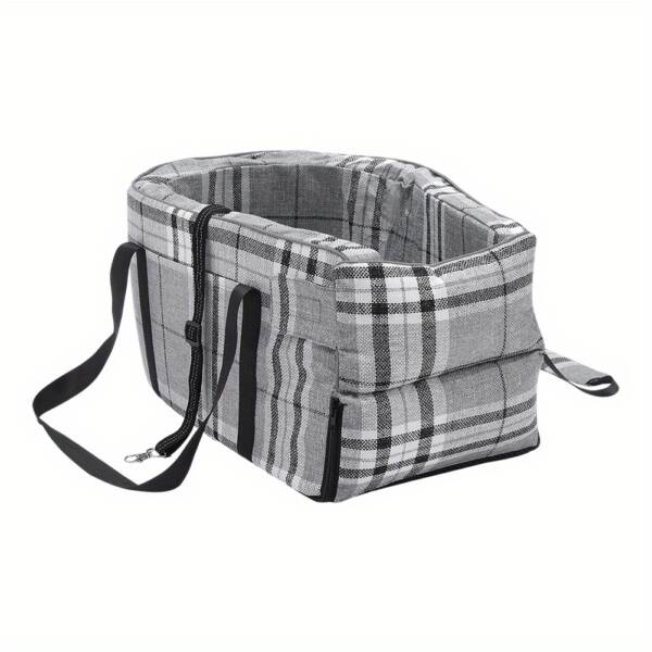 Dog Car Seat Carrier with Belt for Safe Puppy Travel - Image 4
