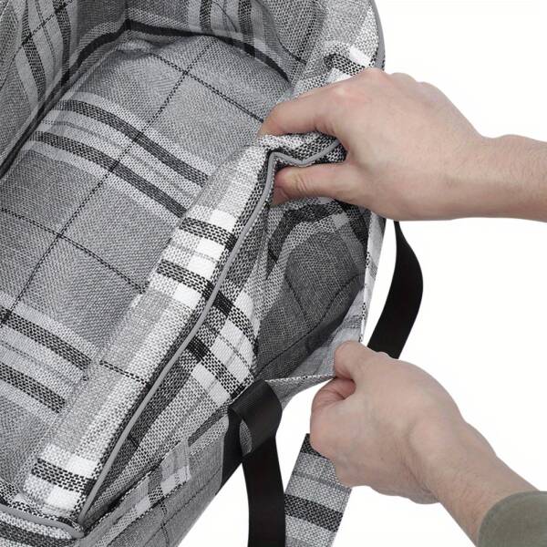 Dog Car Seat Carrier with Belt for Safe Puppy Travel - Image 5