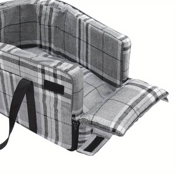 Dog Car Seat Carrier with Belt for Safe Puppy Travel - Image 9