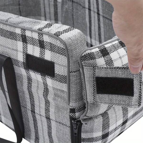 Dog Car Seat Carrier with Belt for Safe Puppy Travel - Image 7