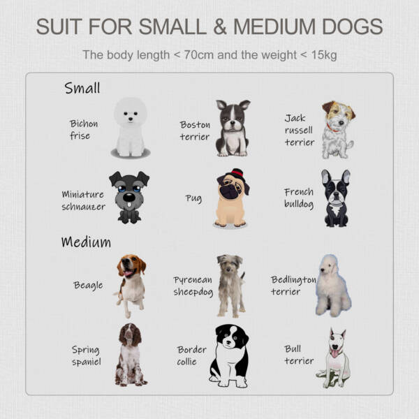 Puppy Cage For Small Dogs | Grey & White Wooden Furniture - Image 4