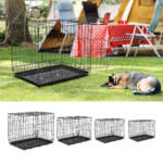 Strong Dog Cage for Dog Training with Removable Tray