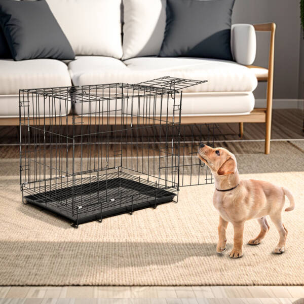Strong Dog Cage for Dog Training with Removable Tray - Image 7