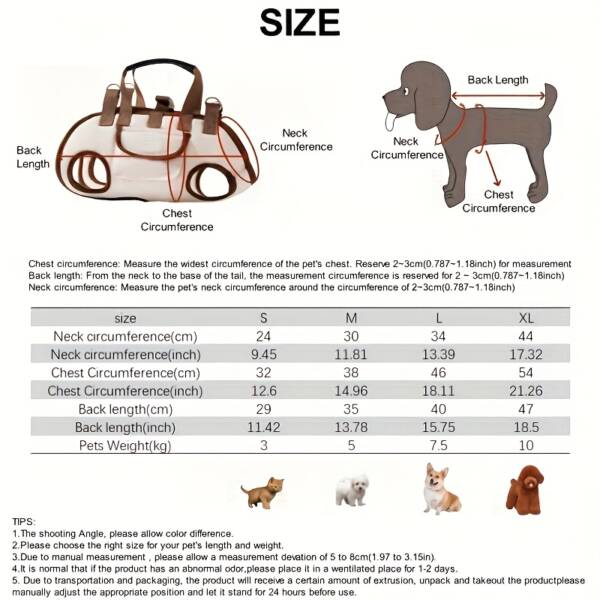 Lightweight Dog Backpack Set with Adjustable Soft Straps - Image 2