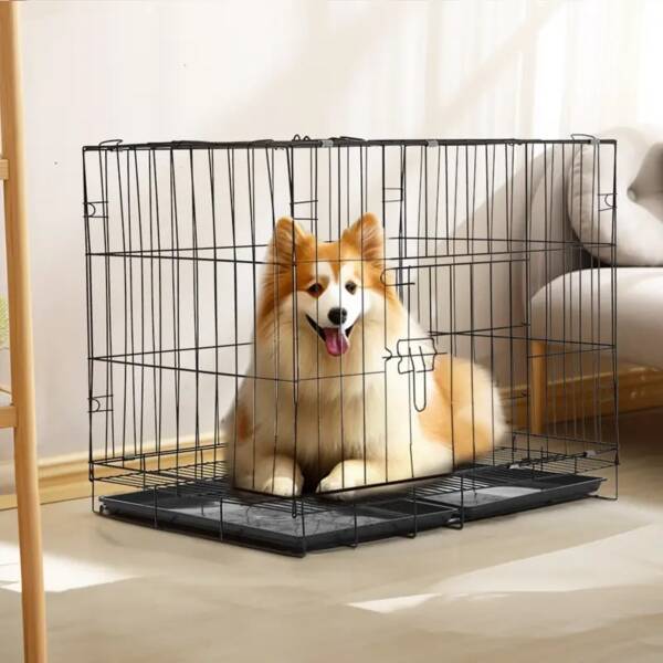 Strong Dog Cage for Dog Training with Removable Tray - Image 12