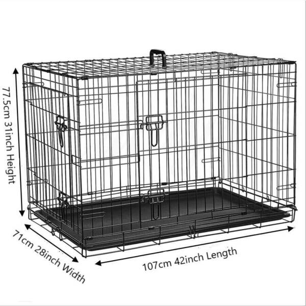 Small, Medium & Large Dog Cage | Foldable Metal Pet Crate - Image 16