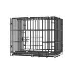 Dog Cage Small to Large | Foldable Metal Kennel with Tray