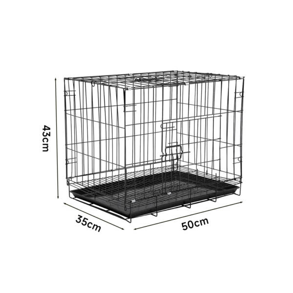 Dog Cage Small to Large | Metal Pet Crate with Pull-Out Tray - Image 10