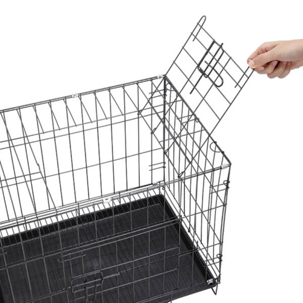 Dog Cage Small to Large | Metal Pet Crate with Pull-Out Tray - Image 9