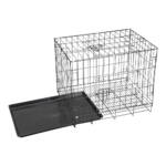 Dog Cage Small to Large | Metal Pet Crate with Pull-Out Tray