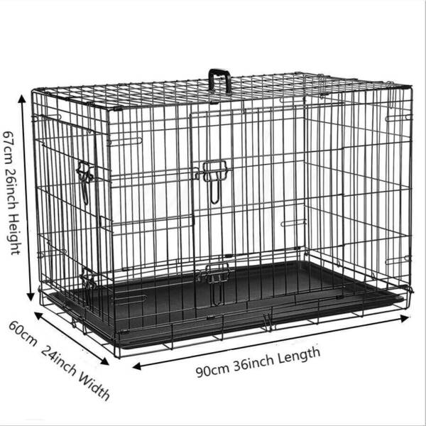 Small, Medium & Large Dog Cage | Foldable Metal Pet Crate - Image 8