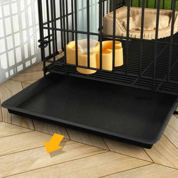 Dog Cage Small to Large | Foldable Metal Kennel with Tray - Image 6