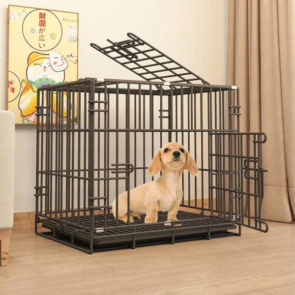 Dog Cage Small to Large | Foldable Metal Kennel with Tray - Image 9