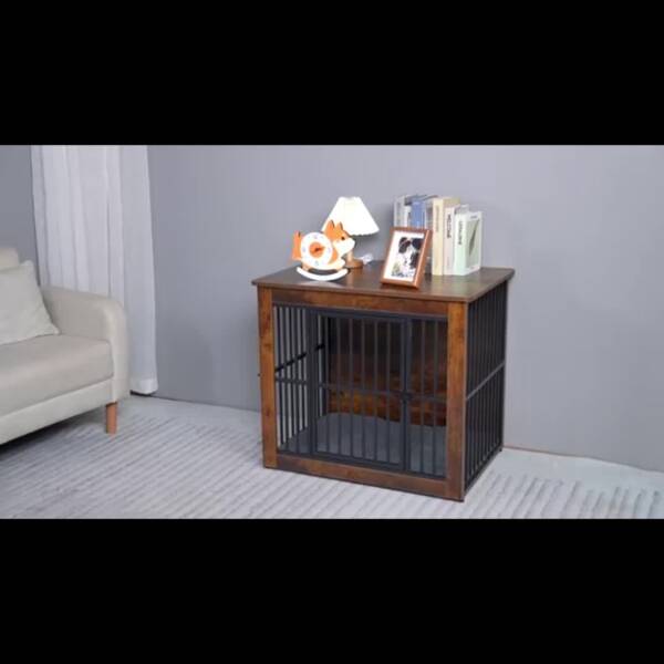 Small & Medium Dog Cage - Vintage Furniture Kennel - Image 10