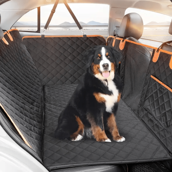 Large Dog Car Seat Cover with Hard Bottom Support - Image 2