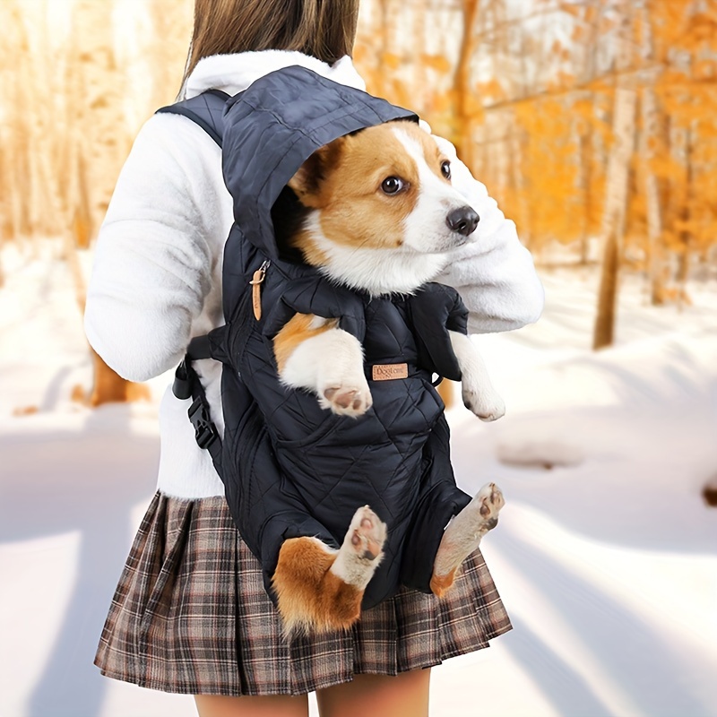Dog Front Carrier Backpack for Small Dogs with Legs Out - Image 5