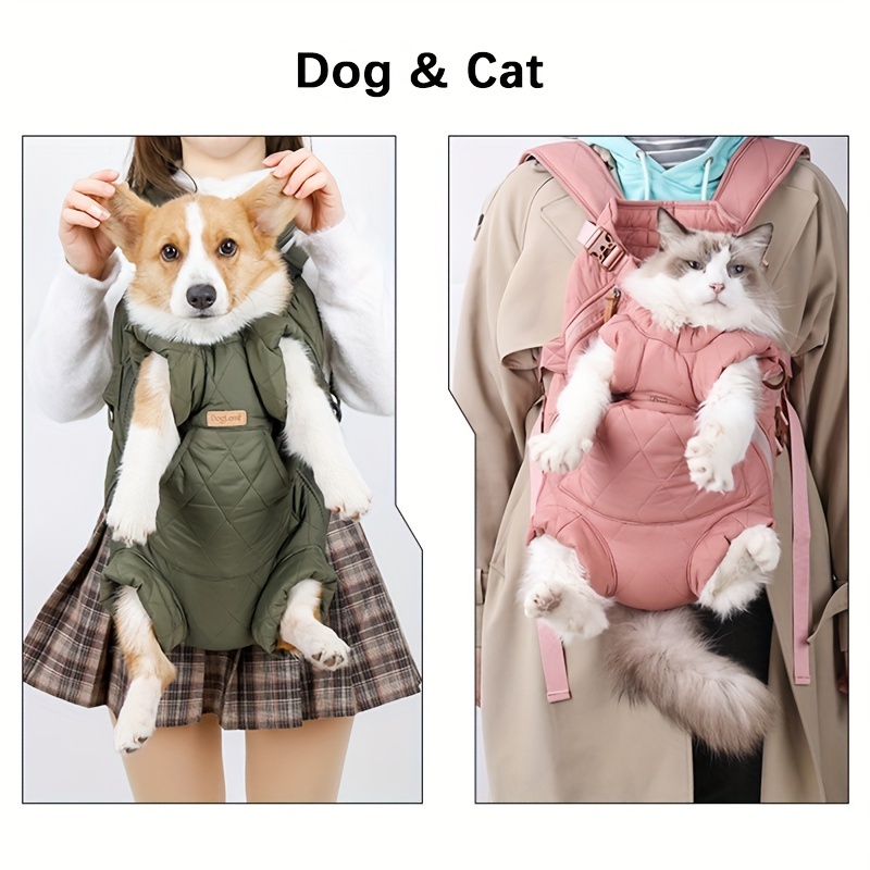 Dog Front Carrier Backpack for Small Dogs with Legs Out - Image 6