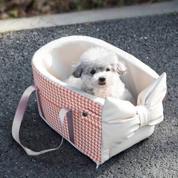 Dog Car Seat with Safety Harness & Non-Slip Base - Image 6