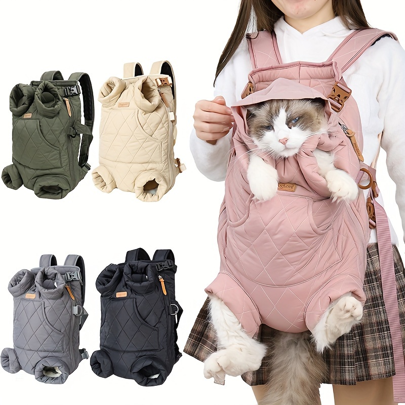 Dog Front Carrier Backpack for Small Dogs with Legs Out - Image 11