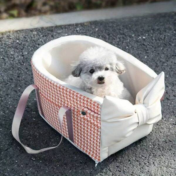 Dog Car Seat with Safety Harness & Non-Slip Base - Image 4